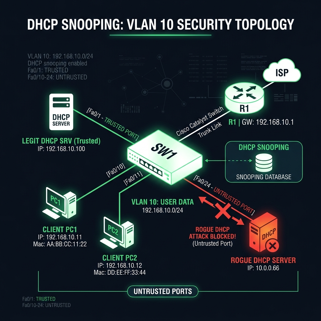 L2 Security Lab Topology